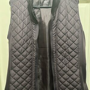 Maurices Quilted Black Vest